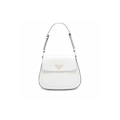 PRADA CLEO SHOULDER BAG IN BRUSHED LEATHER 1BD303 (24*19*6cm) 